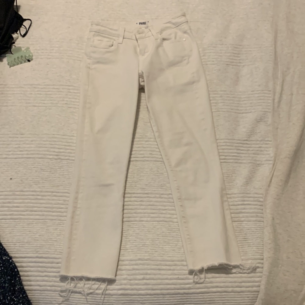 Paige White Jeans Skyline Skinny crop 25
